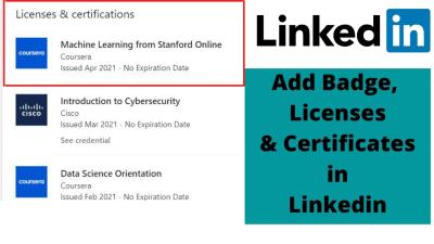 How to Add Coursera Certificates to LinkedIn