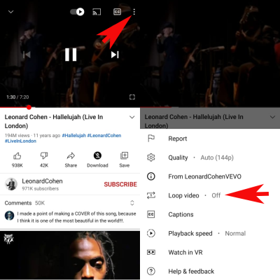 The Easiest Way to Repeat YouTube Videos on iPhone Without an App