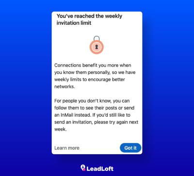 Understanding Weekly Connection Limits on LinkedIn