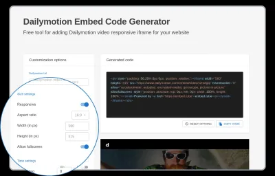 How to Embed Dailymotion Videos on Social Media and Websites