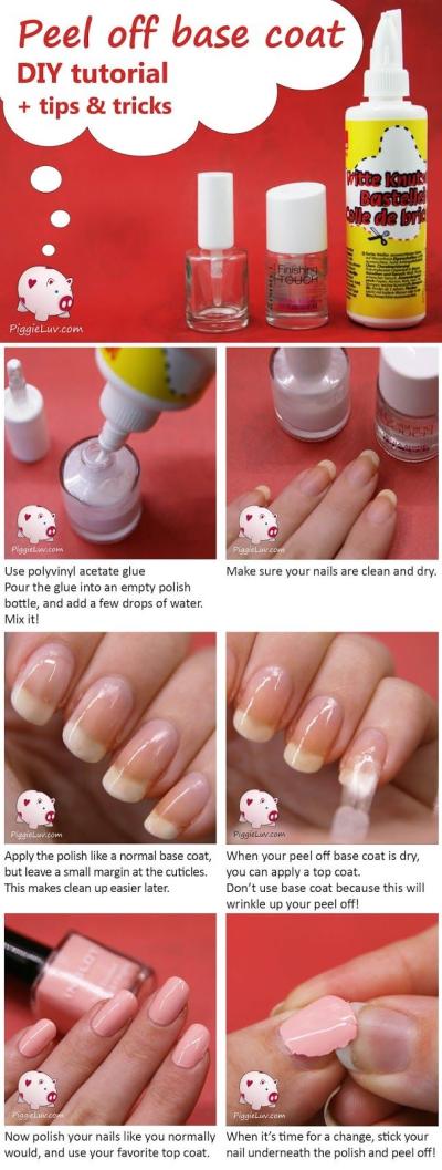 How to Make Peel-Off Nail Polish Easily at Home