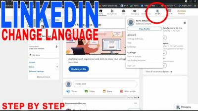 How to Change the Language in LinkedIn