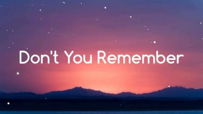 Don’t You Remember by Adele – Watch the Music Video on Dailymotion