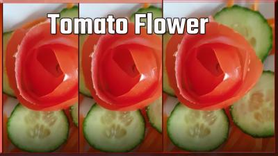 How to Create Beautiful Decorative Tomato Flowers with Dailymotion Video Tips