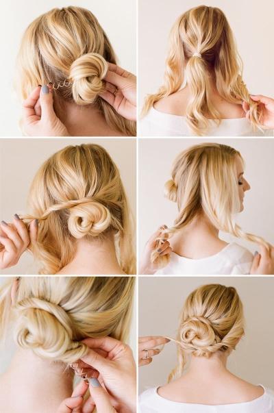 How to Create a Messy Bun with Short Hair