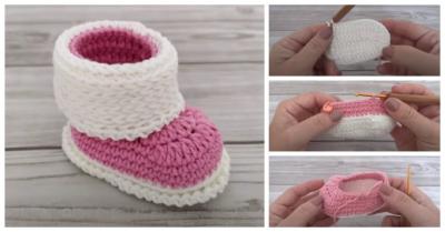 How to Make Crochet Baby Booties Step-by-Step Guide on Dailymotion