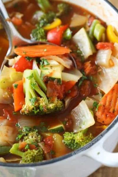 Delicious Vegetable Soup Recipe for Weight Loss with Dailymotion Guidance