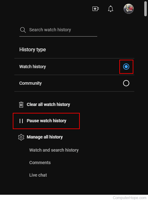 How to Pause and Resume Your YouTube History