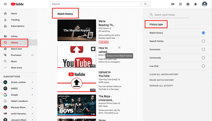 How to Check YouTube History PC Mobile AirDroid