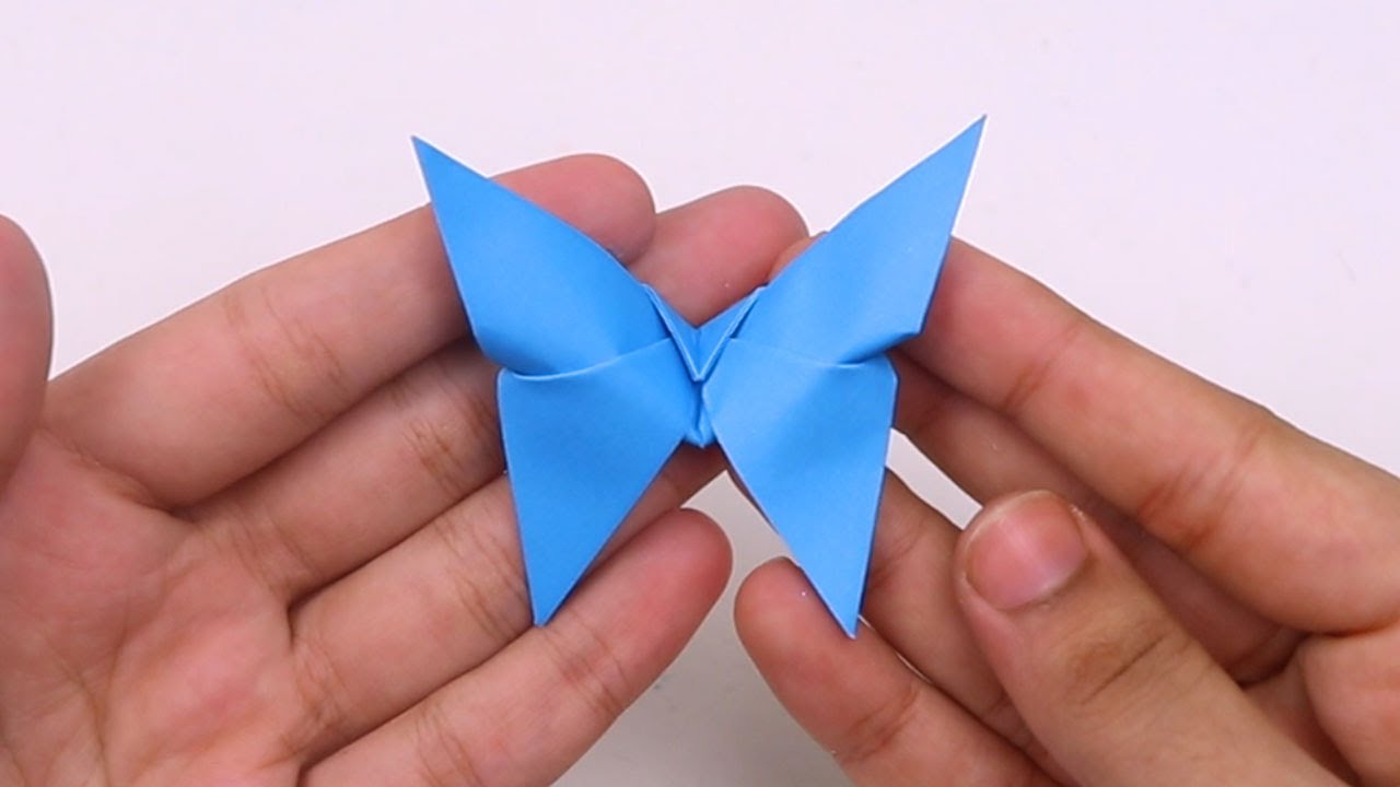 How to Make Easy Origami Butterfly in Just 1 Minute  Beautiful Origami 