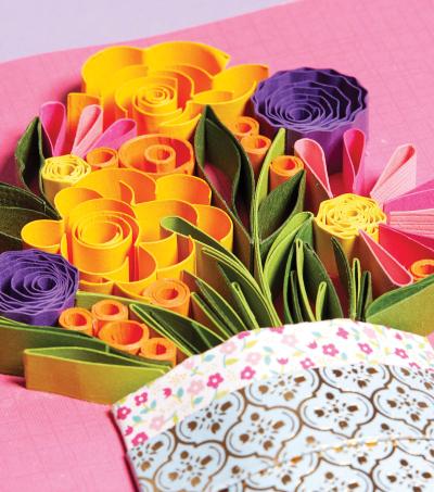 Easy Paper Flowers for Cards