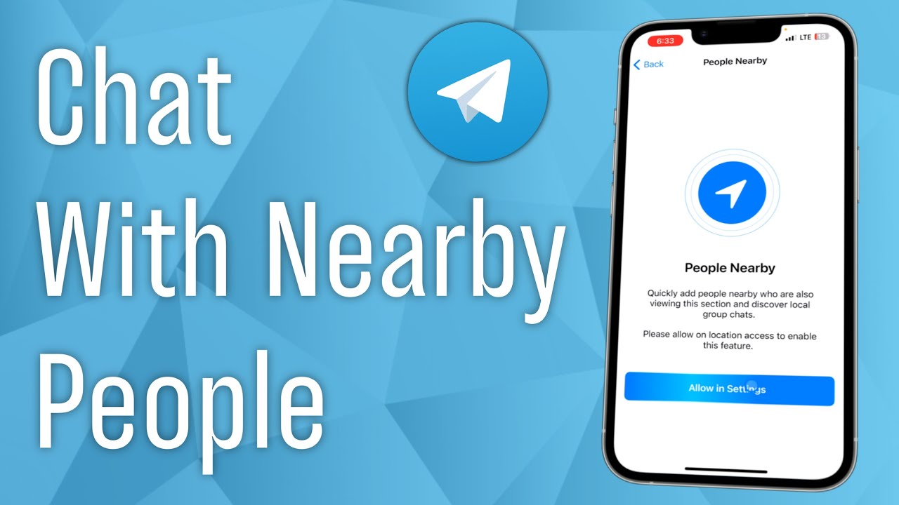 How to Message Nearby People in Telegram  YouTube