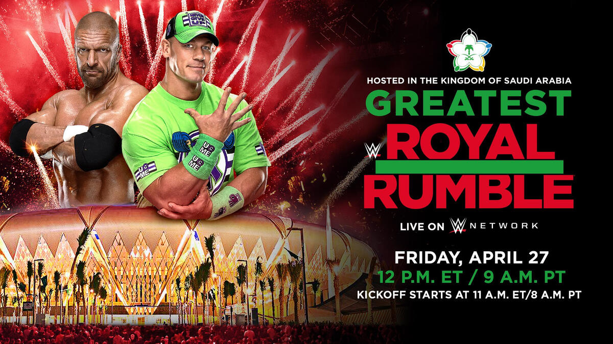 Greatest Royal Rumble to stream on WWE Network Friday April 27 at 12 