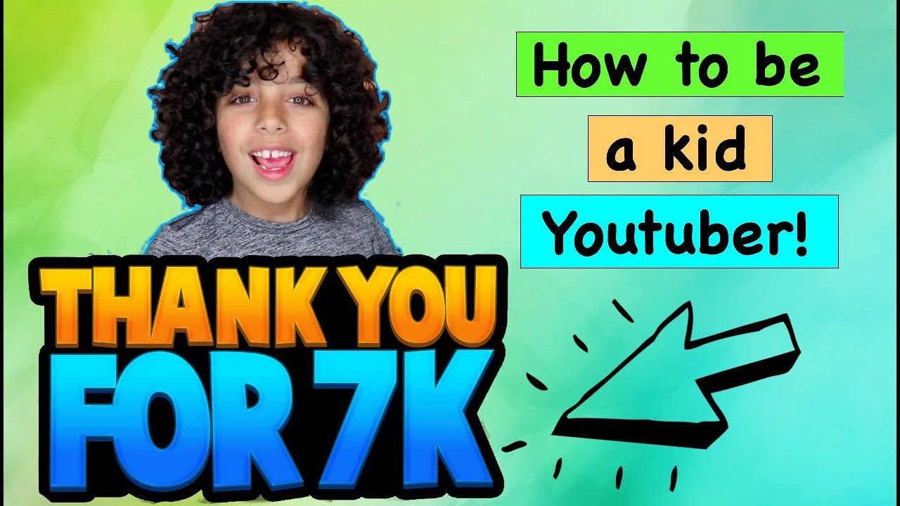 How to Be a YouTuber as a Kid