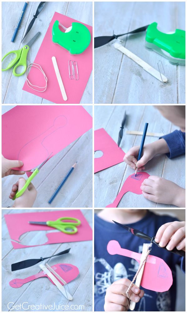 How to make a paper helicopter that flies  Summer crafts for kids 