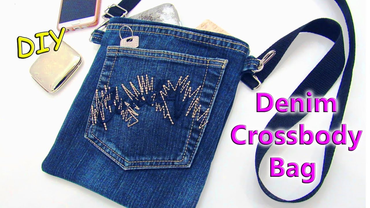 How to Make Bags from Old Jeans Creative Recycling Project on Dailymotion