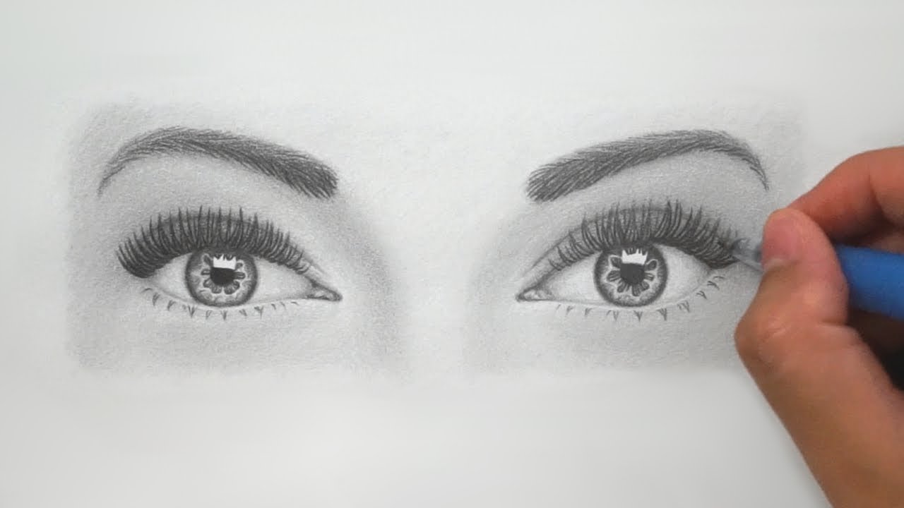 How to Draw Eyes in Sketch on Dailymotion