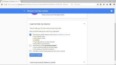 What Does the Hide from Channel Option Do on YouTube