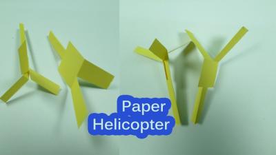 Learn to Make a Paper Helicopter That Flies