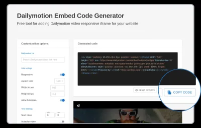 How to Locate the Embed Code for Any Video on Dailymotion