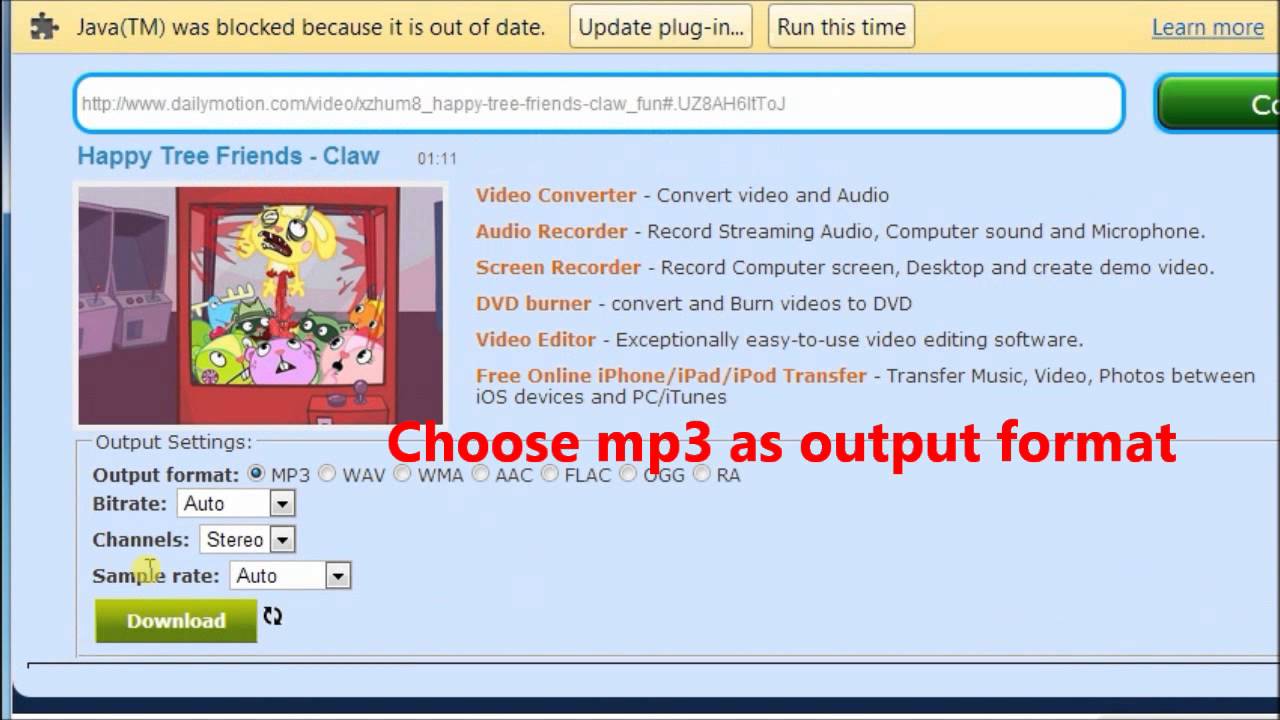 The easy way to convert dailymotion to mp3  YouTube