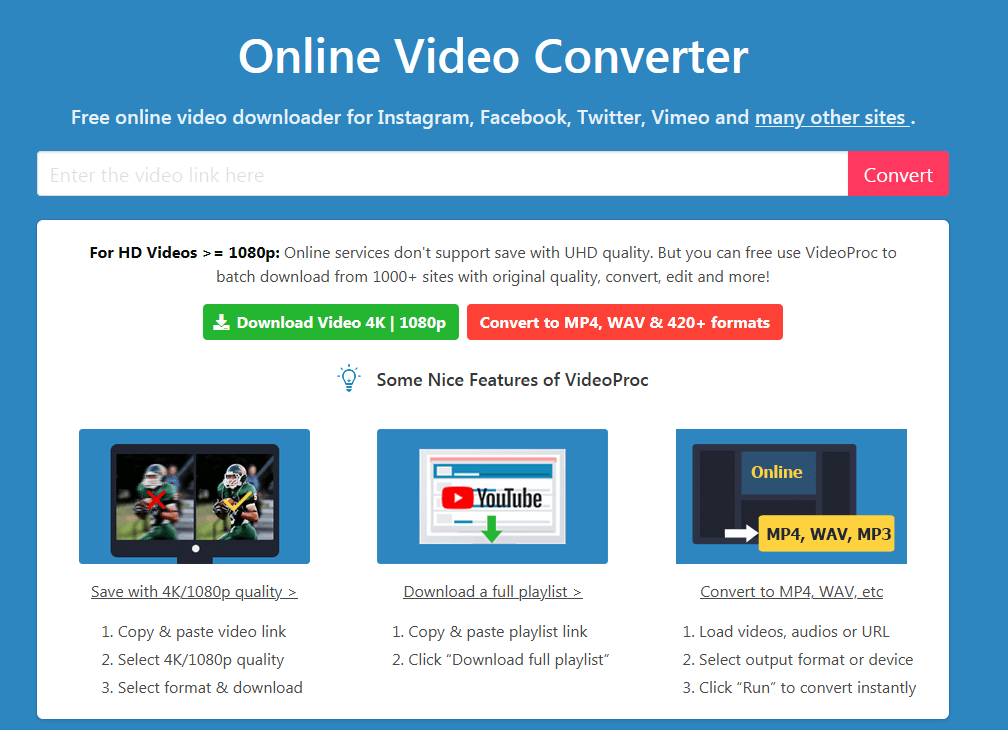 Os melhores conversores de vdeo gratuitos de DailyMotion online