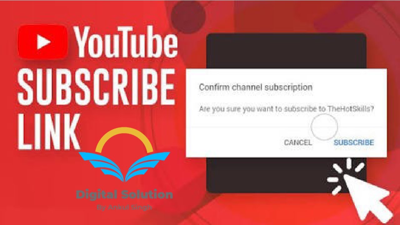 how to create youtube subscriber link  how to create a youtube 