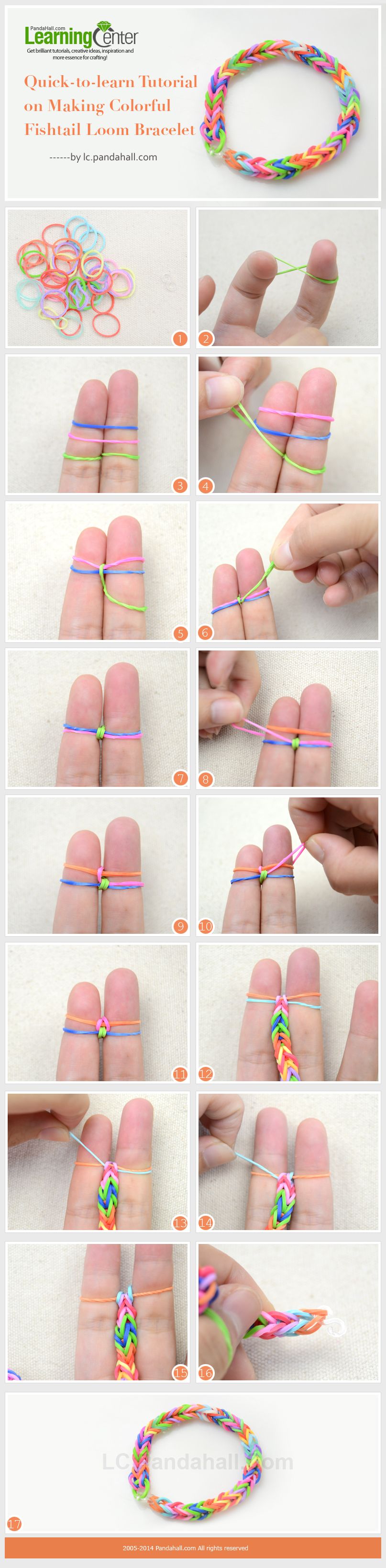 How to Make a Bracelet with Loom Bands