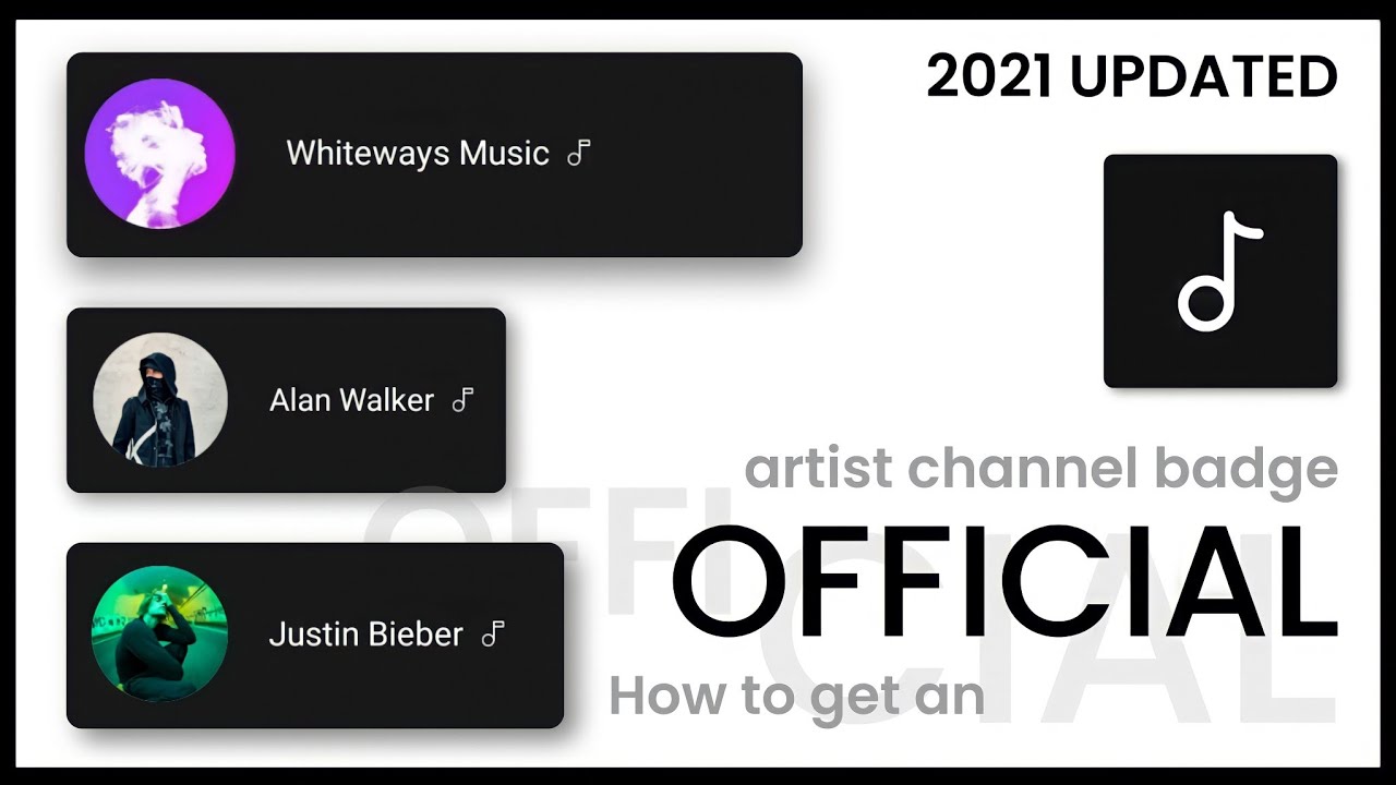 How to get YouTube Official Artist Badge  Official artist channel OAC 