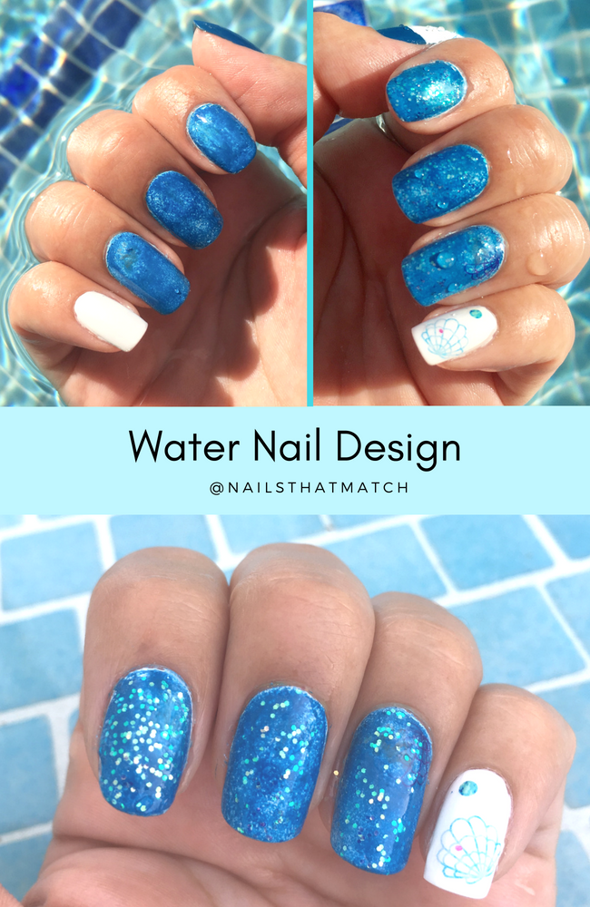 Make Water Inspired Nail Polish Designs