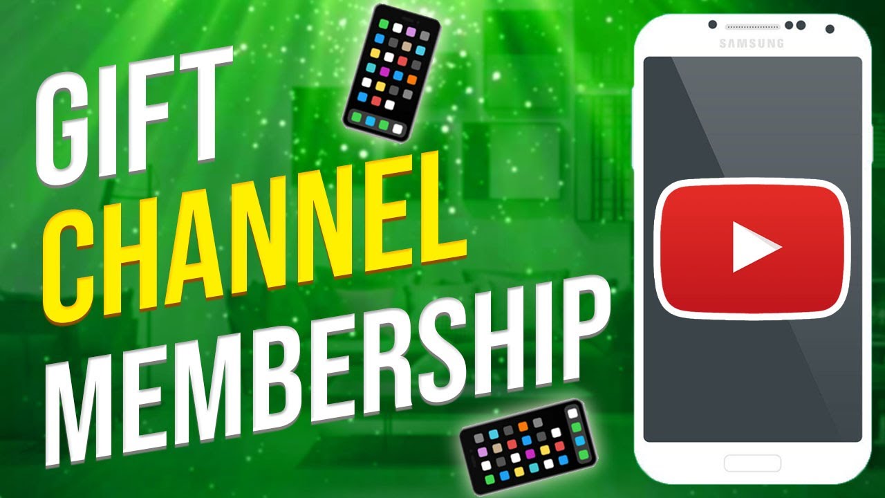 How To Gift Channel Membership On YouTube 2022  YouTube