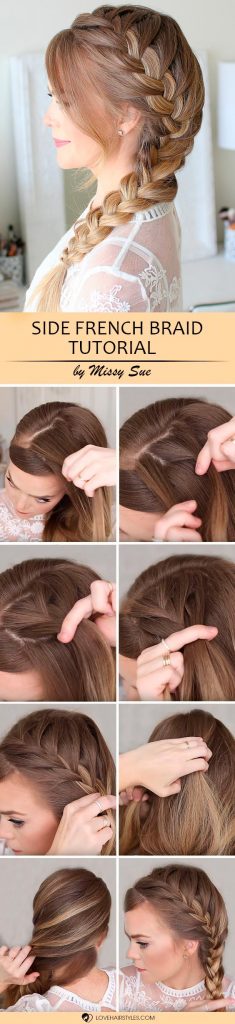 How to Make a French Braid on Yourself