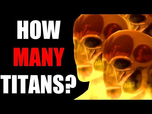 Attack on Titan How many Titans are in the Rumbling