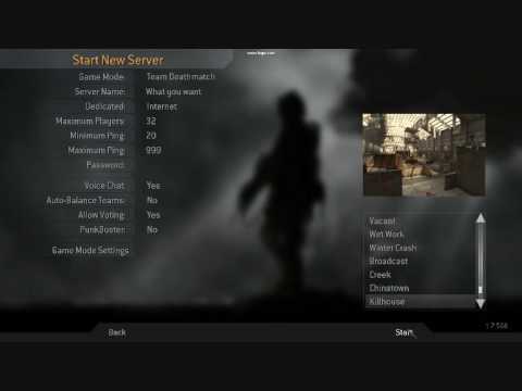 How to Create a COD4 Server for Gaming on Dailymotion