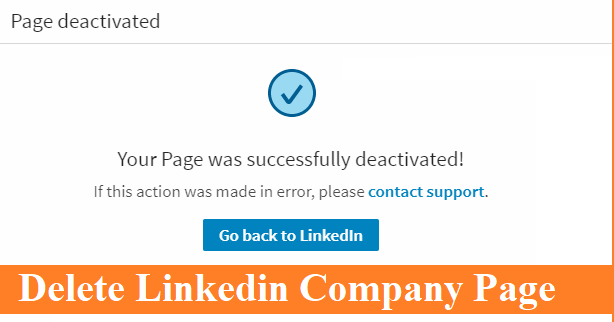 How to Delete LinkedIn Company Page with Pictures