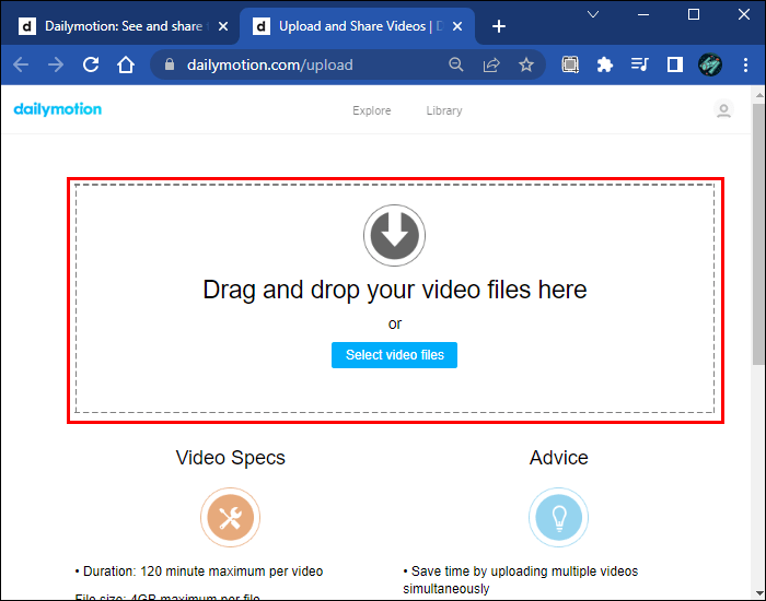 How To Upload a Video to Dailymotion