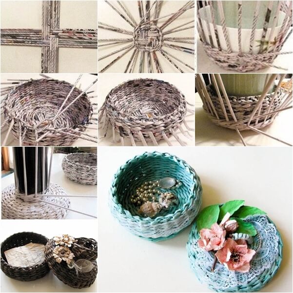 Newspaper Basket Craft Ideas  Learn to Make with Easy Tutorials  Kids 