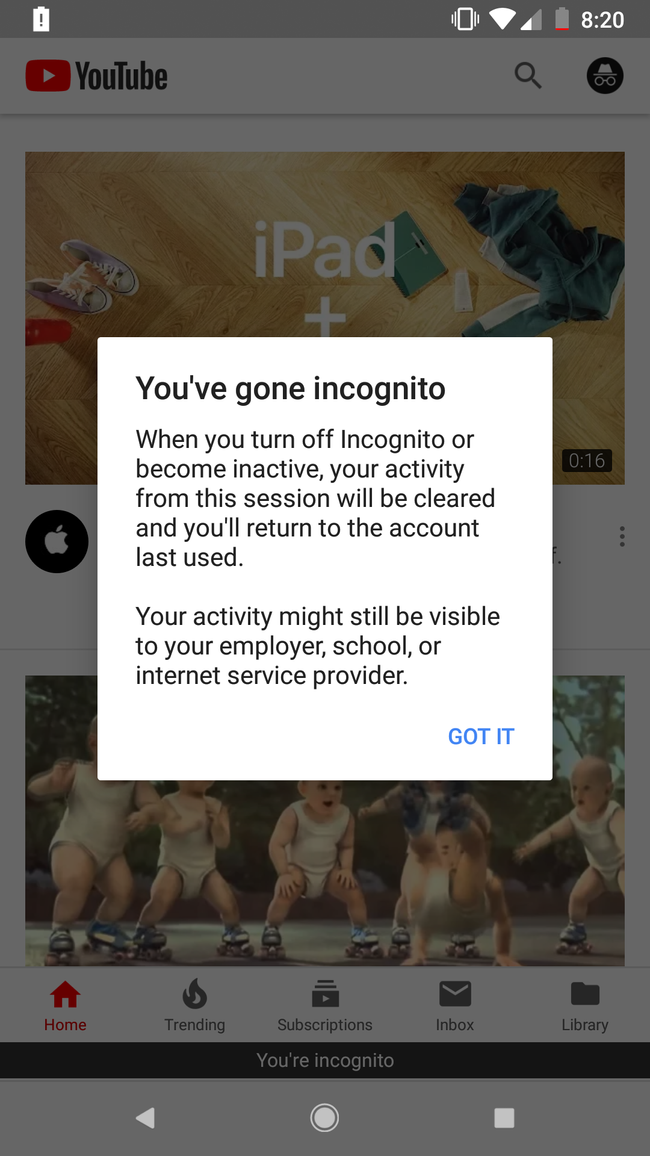 YouTubes Incognito Mode Is Here How to Use It  Toms Guide