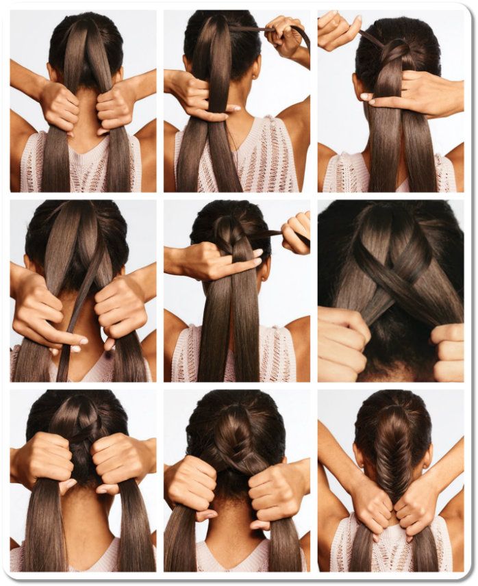 How to do a Fishtail Braid on Yourself Step by Step With Pictures 