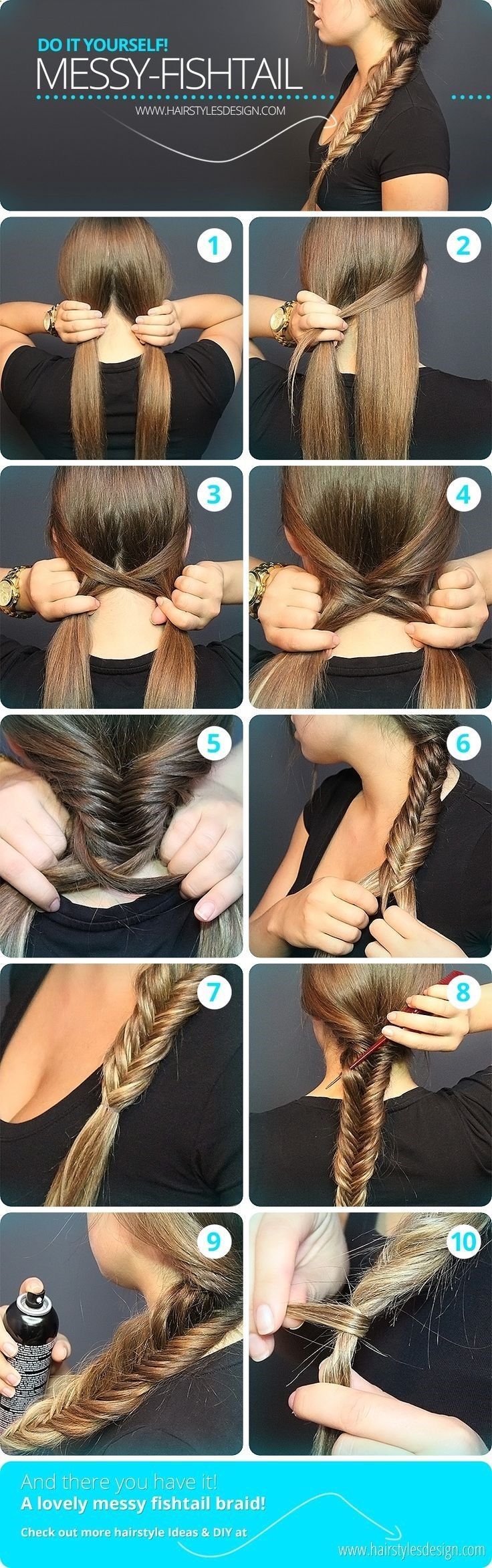 Get Simple Tip And Tricks For Amazing Locks  Hair styles Messy 