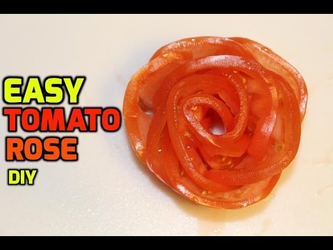 How to Make a Tomato Rose Fun Dailymotion DIY Guide