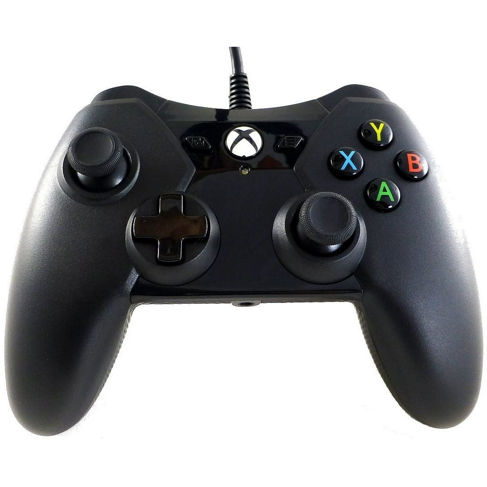 PowerA Wired Dual Rumble Motors Controller for Xbox One Black Open 