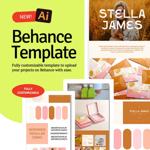 BEHANCE PROJECT TEMPLATE  Creative Vision