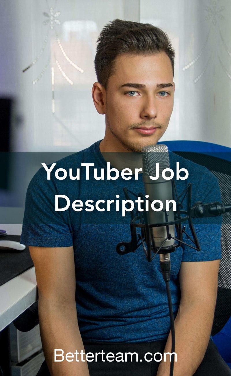 YouTuber Job Description