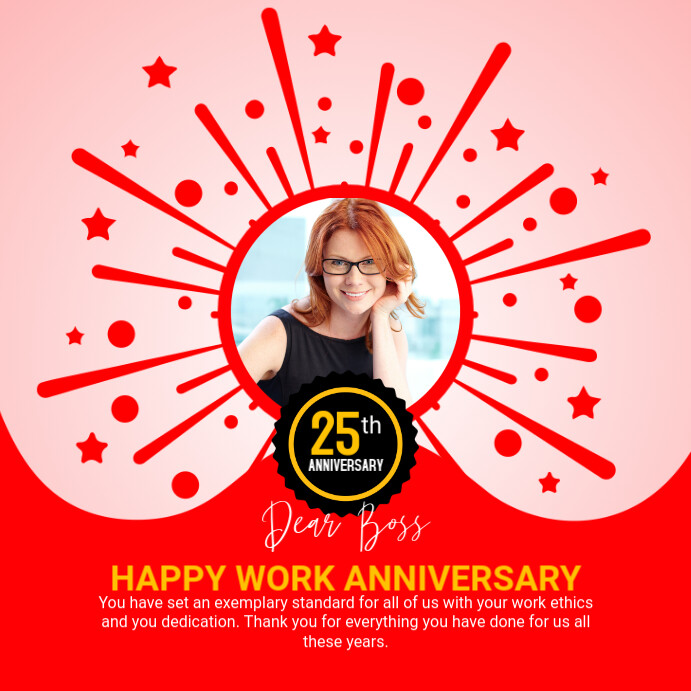 Copia de Work Anniversary Post  PosterMyWall