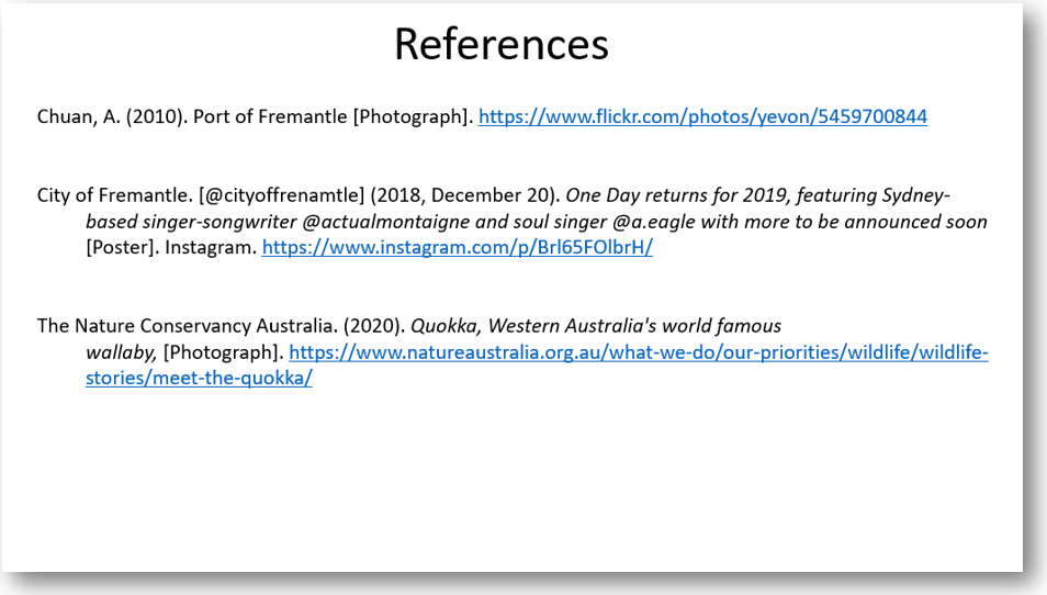 Figures images  tables  APA Referencing 7th Edition  University 