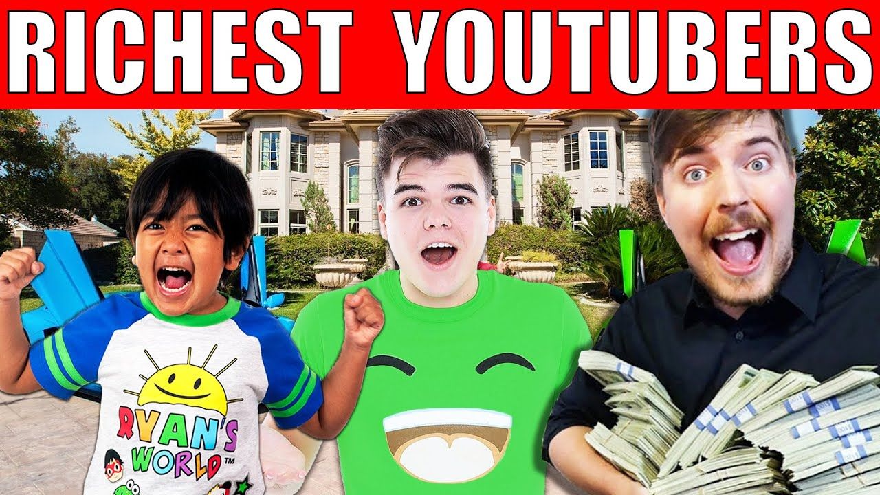 RICHEST YOUTUBERS 2021 How much money do YouTubers make  YouTube 