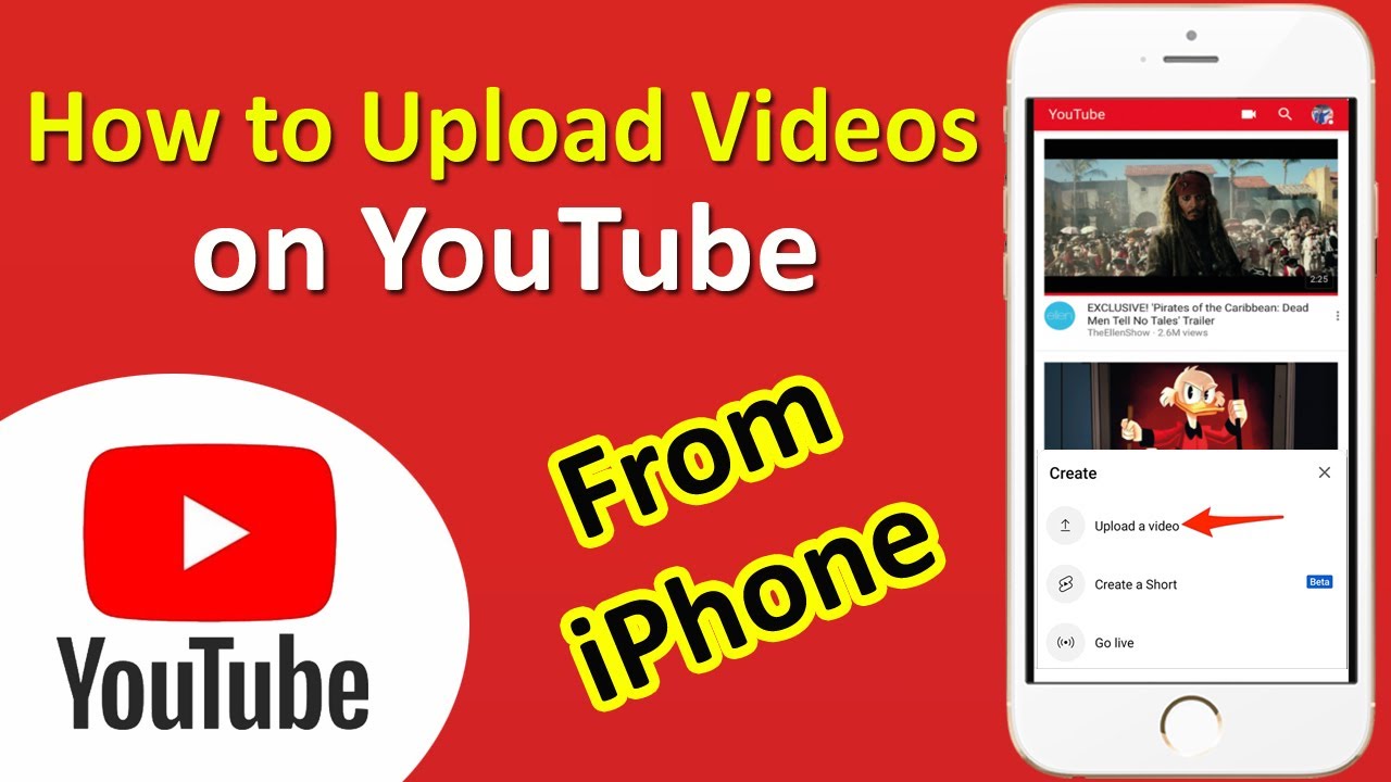 How to Upload Videos on YouTube from iPhone  How to YouTube Video 