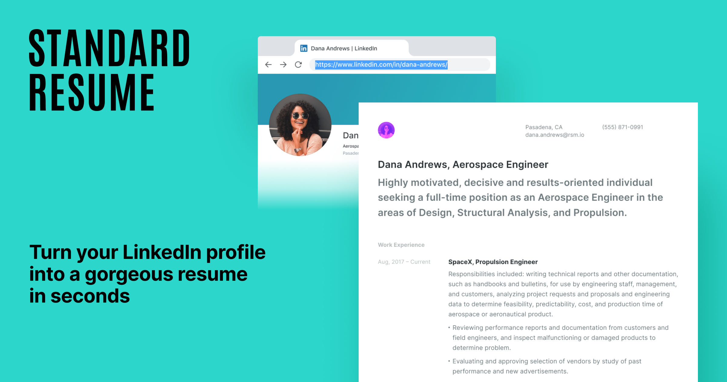 LinkedIn Resume Builder  12 PDF Templates Takes 5 Mins