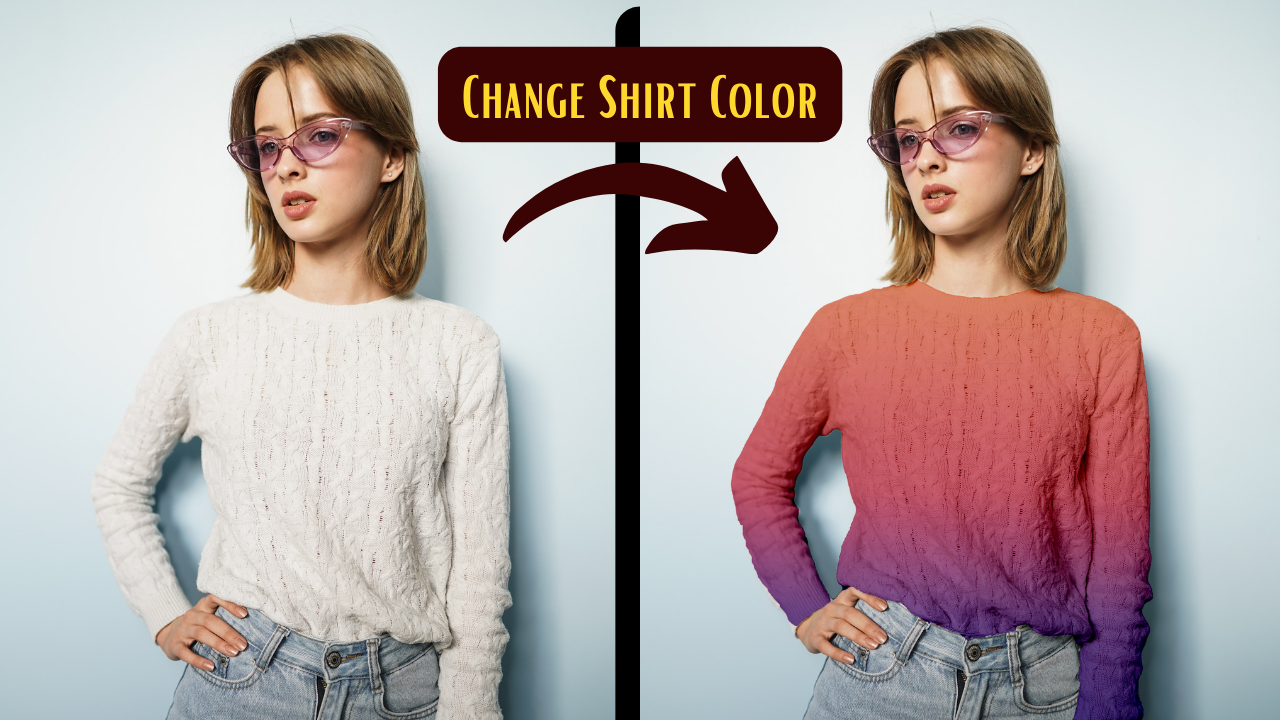 In this Photoshop tutorial well show you how to change shirt color in 